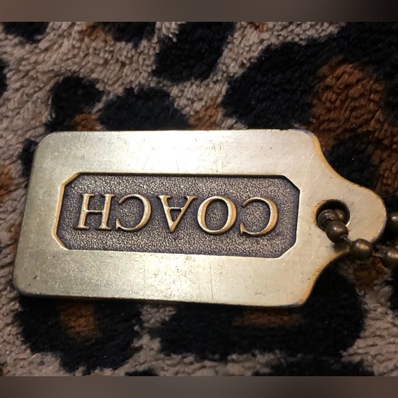 ❤️ Coach keychain metal bag tag fob key chain - Picture 4 of 6